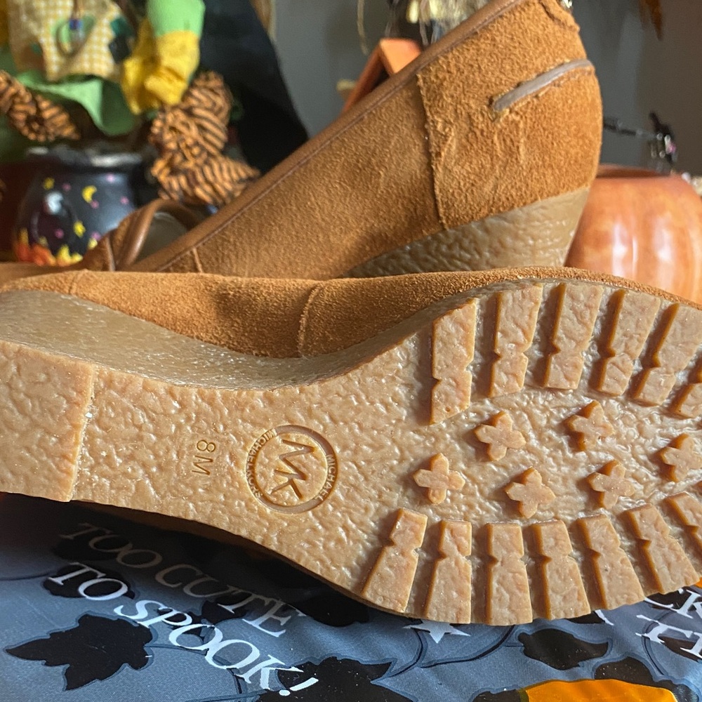 Michael Kors Brown Suede Loafers - Picture 3 of 5